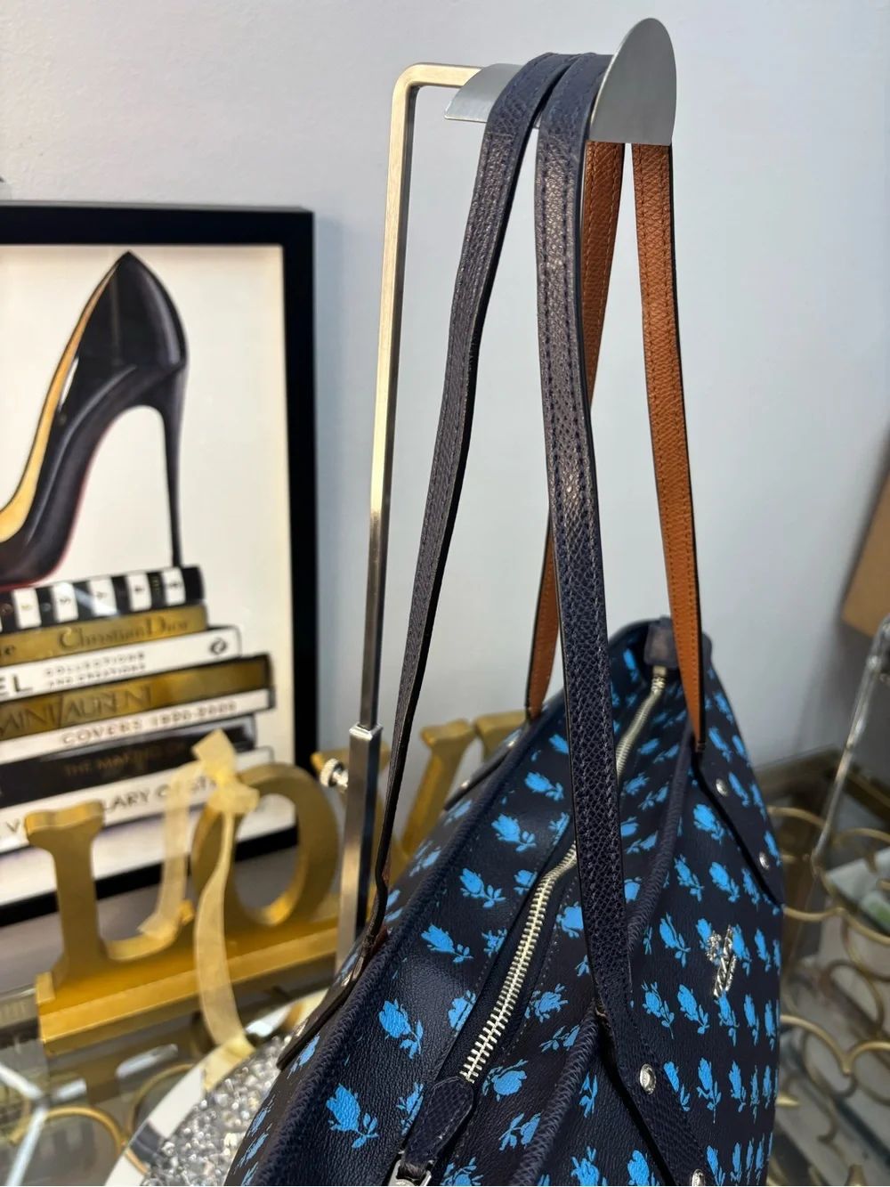 Coach City Zip Tote • Badlands Floral Print • 2016 • Gold Hardware • EUC